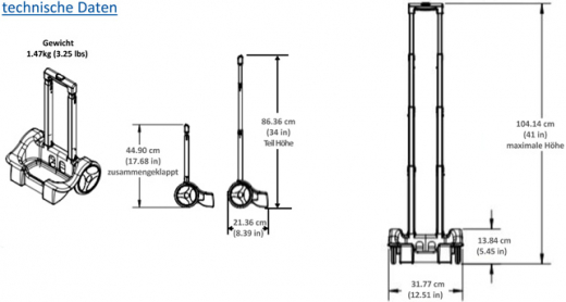 INOGEN G3 / G5 / Rove 6 - Trolly, POC Cart