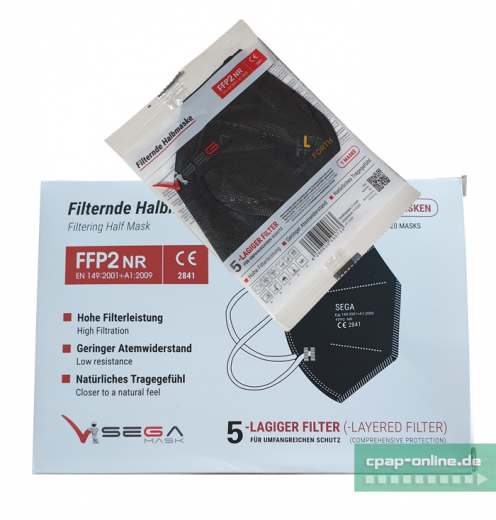 FFP2 Maske - schwarz