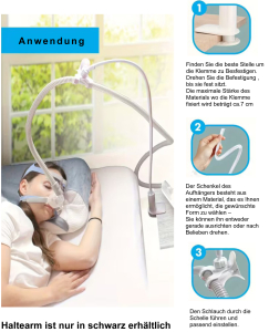 CPAP Schlauchhaltearm 2026 - flex.Stange