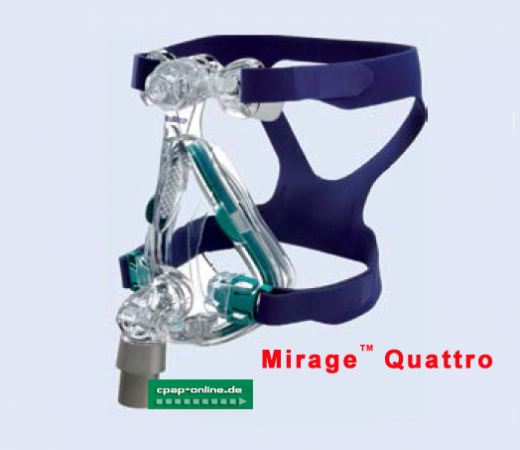 ResMed - Mirage Quattro - FullFace Maske - Stirnpolster