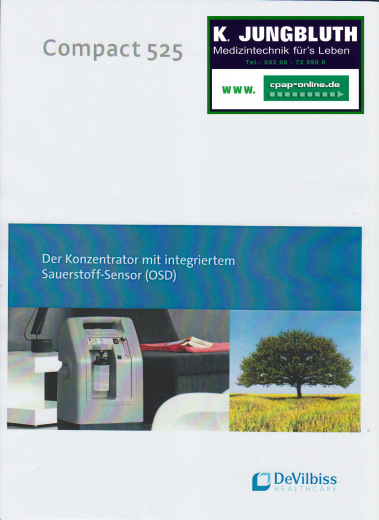 DeVilbiss - Grobfiltermatte - Konzentrator Compact 525 KS